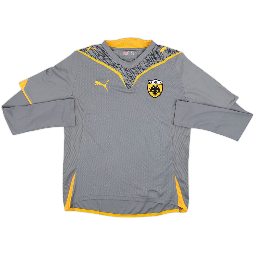 2009-10 AEK Athens Third L/S Shirt - 8/10 - (M)