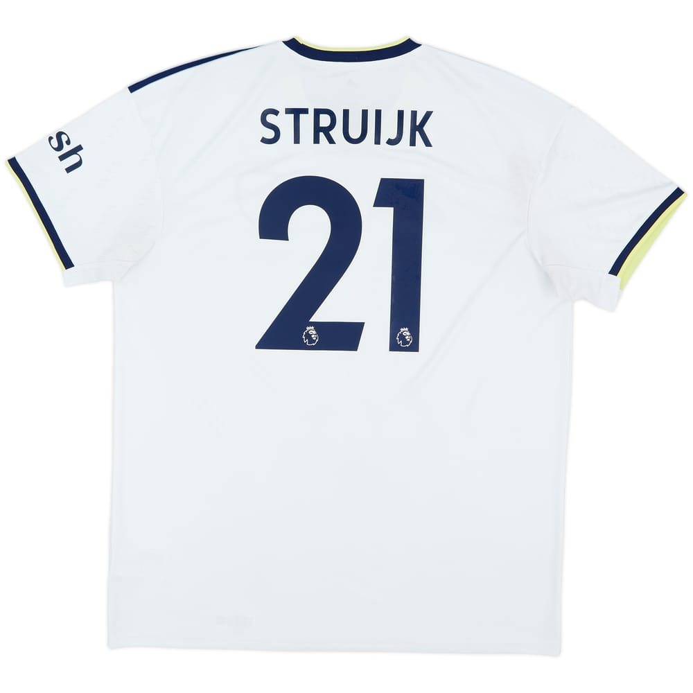 2022-23 Leeds United Home Shirt Struijk #21 - 8/10 - (XL)