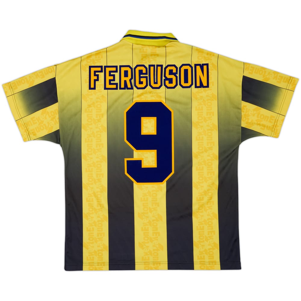 1996-98 Everton Away Shirt Ferguson #9 - 5/10 - (L)