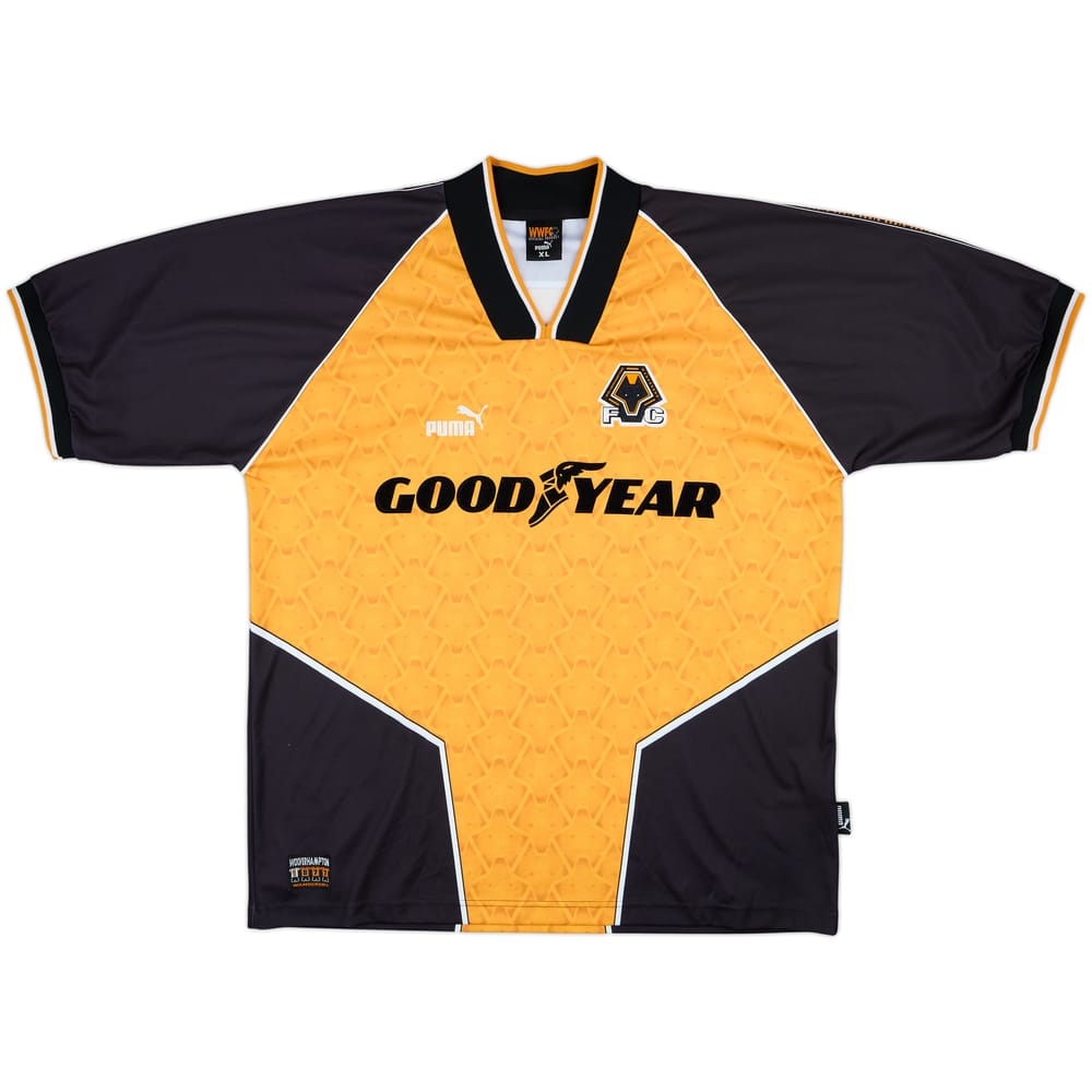1996-98 Wolves Home Shirt - 9/10 - (XL)