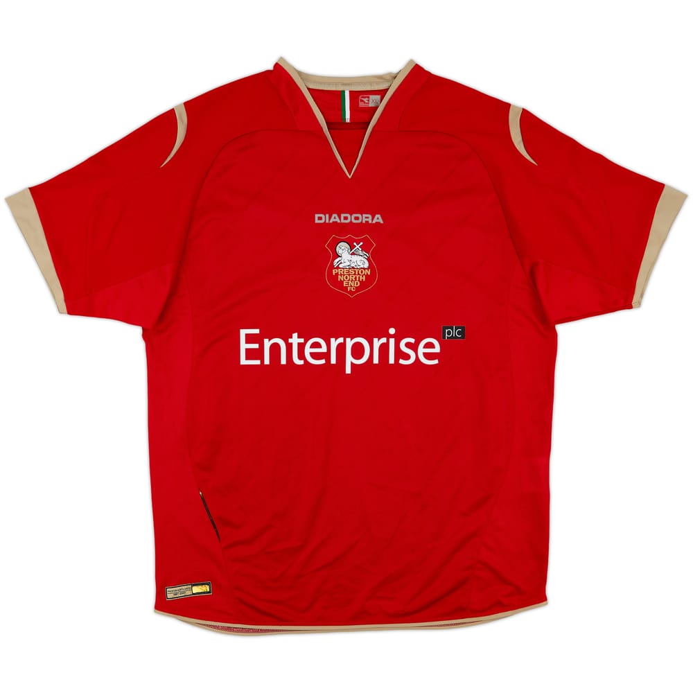 2007-08 Preston North End Away Shirt - 8/10 - (XL)