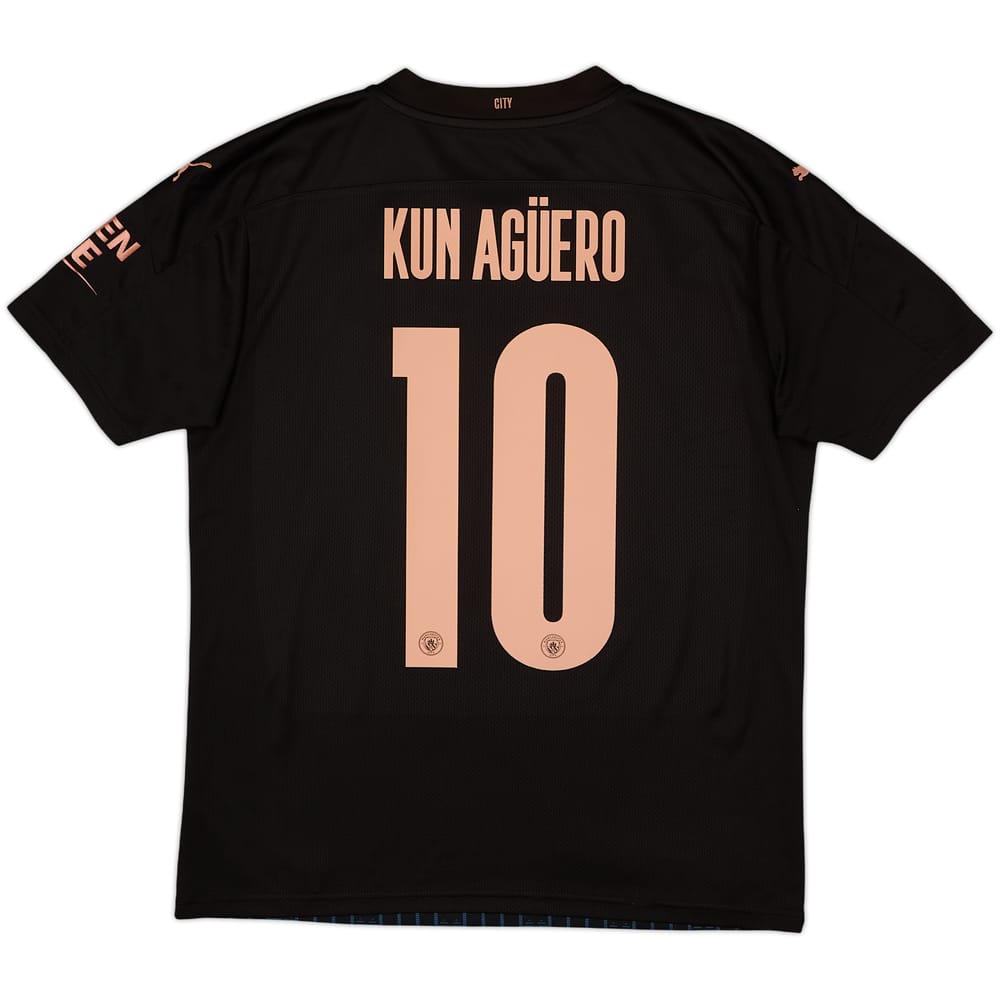 2020-21 Manchester City Away Shirt Kun Aguero #10 - 8/10 - (M)