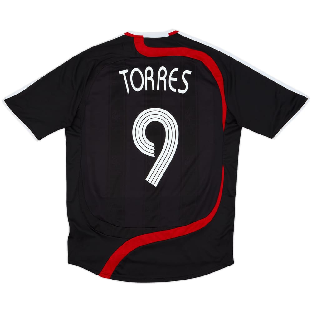 Camiseta de la tercera equipación del Liverpool 2007-08 Torres #9 - 7/10 - (L)