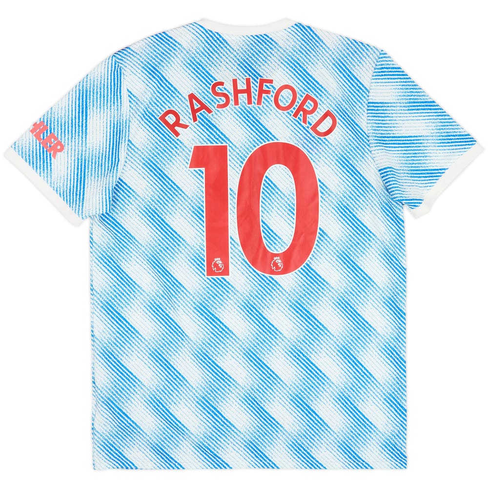 2021-22 Manchester United Away Shirt Rashford #10 - 6/10 - (L)