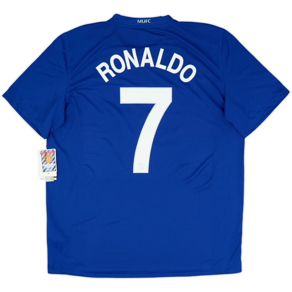 2008-09 Manchester United Camiseta de Tercera Ronaldo #7 (XL)
