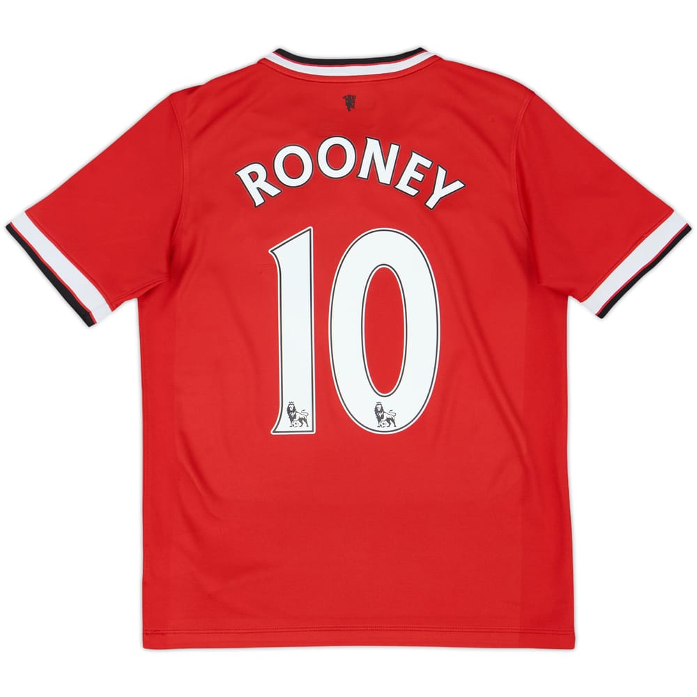 2014-15 Manchester United Home Shirt Rooney #10 - 6/10 - (XL.Boys)