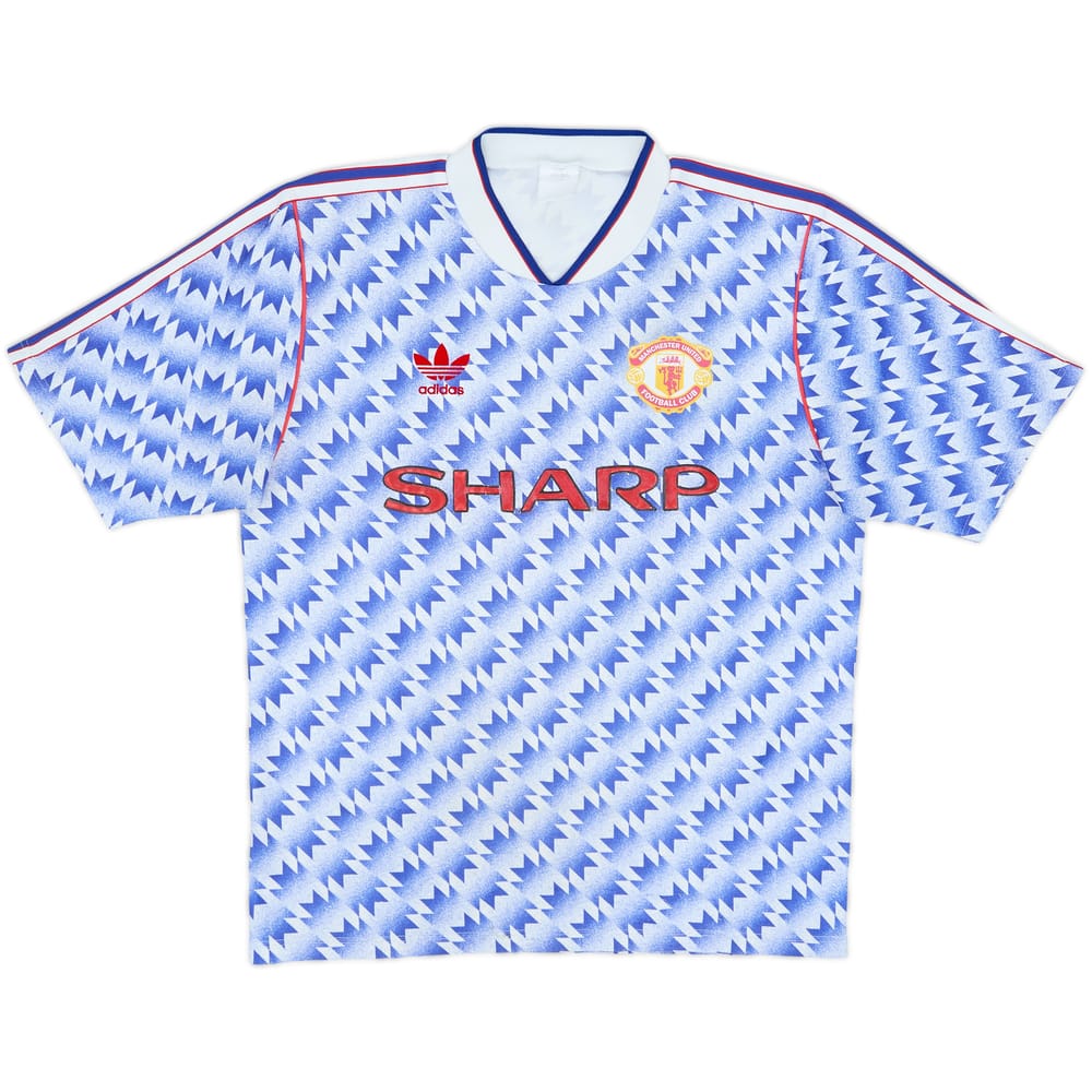 1990-92 Manchester United Away Shirt - 5/10 - (M)