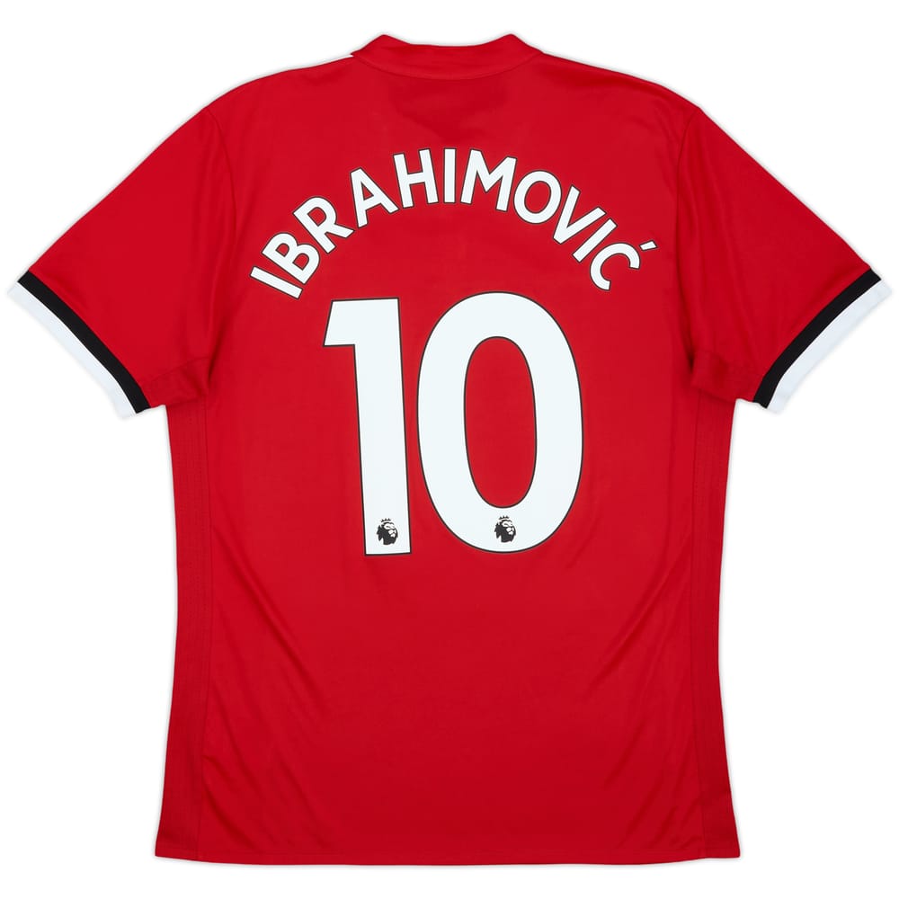 2017-18 Manchester United Home Shirt Ibrahimovic #10 - 6/10 - (M)
