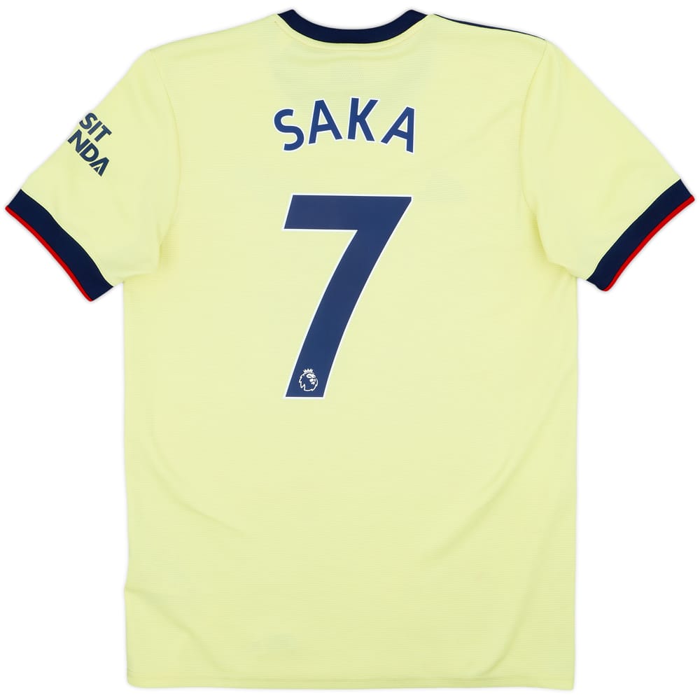 2021-22 Arsenal Away Shirt Saka #7 - 8/10 - (M)