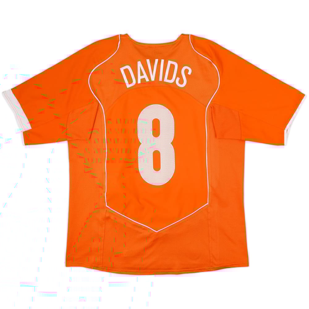 2004-06 Netherlands Home Shirt Davids #8 - 10/10 - (L)
