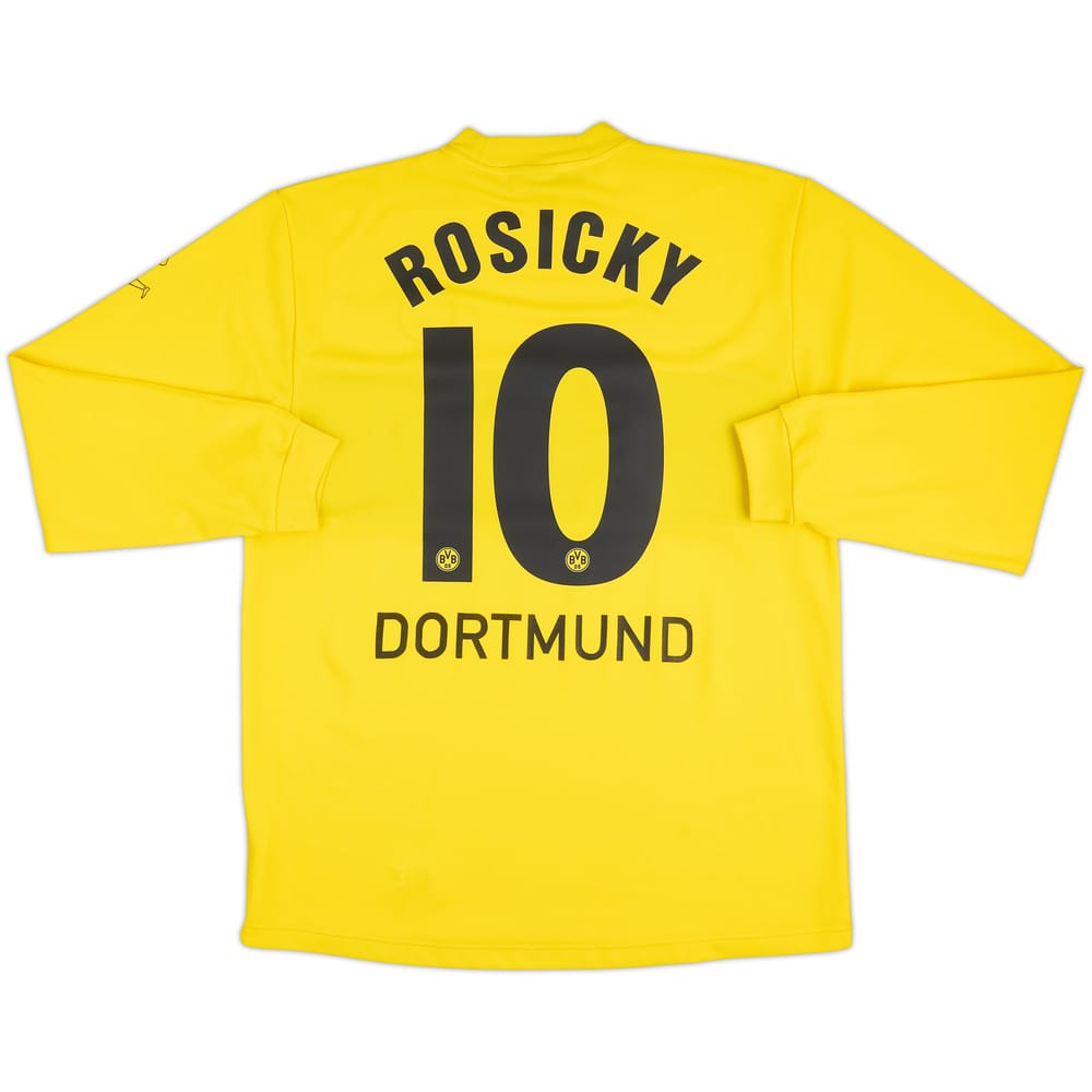 2002-03 Borussia Dortmund Home L/S Shirt Rosicky #10 - 5/10 - (L)