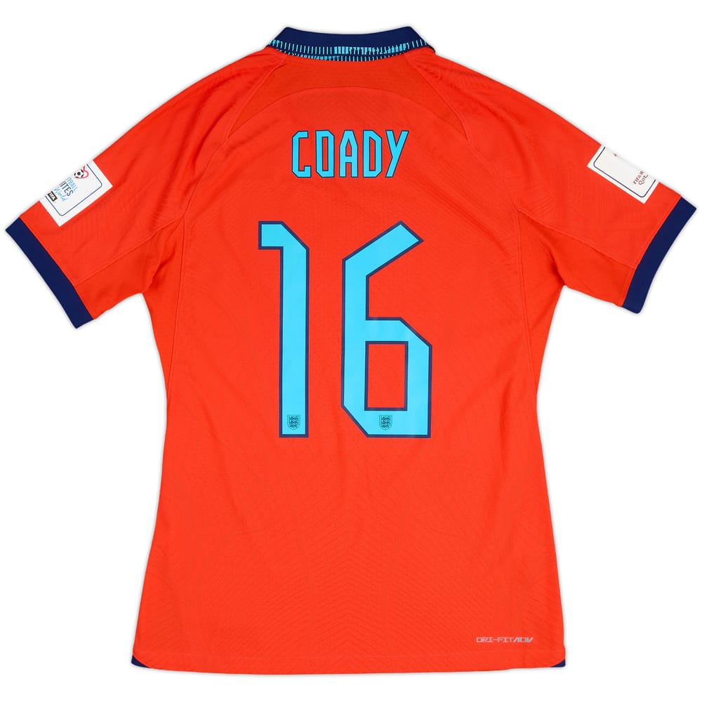 2022 England Player Issue World Cup Away Shirt Coady #16 - 9/10 - (M)