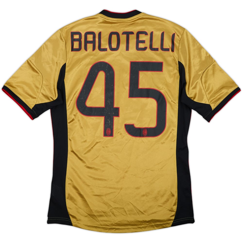 2013-14 AC Milan Third Shirt Balotelli #45 - 6/10 - (S)