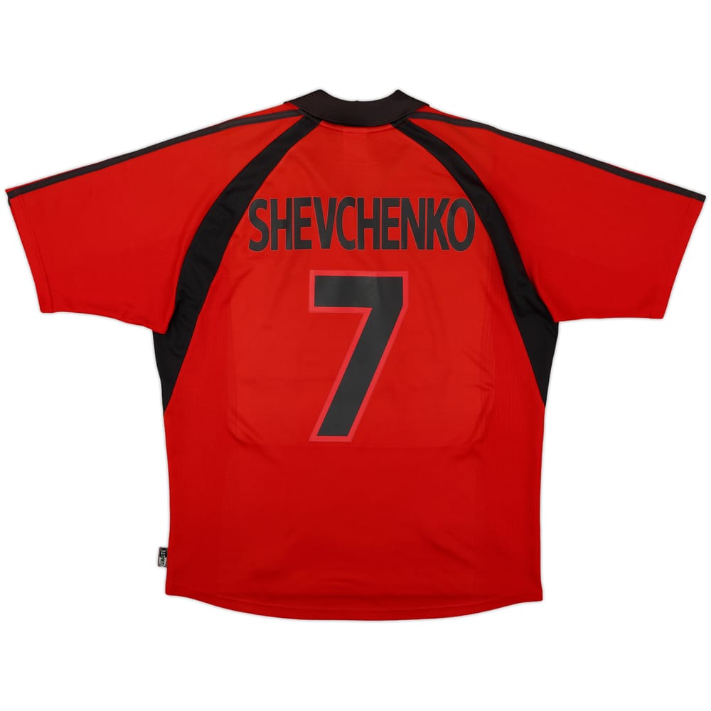 Camiseta de la tercera equipación del AC Milan 2001-02 Shevchenko #7 - 8/10 - (L)