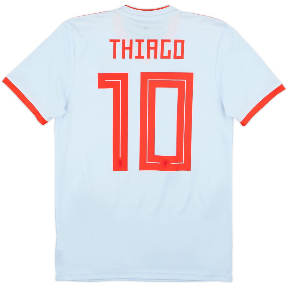 Camiseta de visitante de España 2018-19 Thiago #10 - 9/10 - (S)