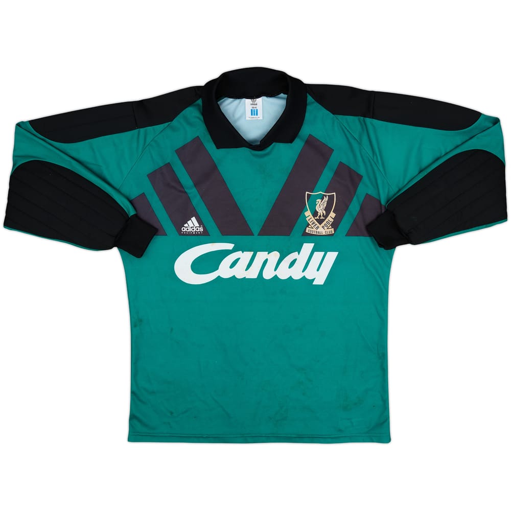 1991-92 Liverpool GK Shirt - 6/10 - (M)