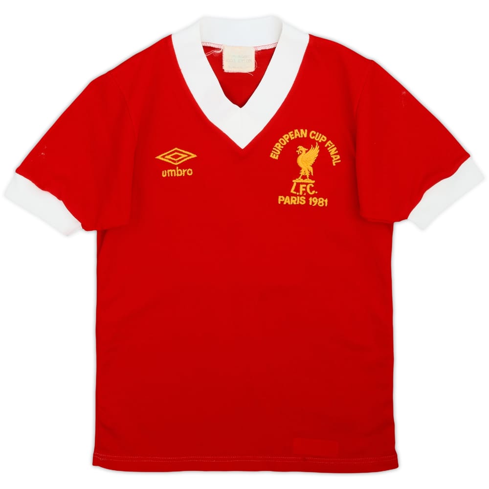 Camiseta de local de la Final de la Copa de Europa del Liverpool 1980-81 #2 - 8/10 - (M. Niños)