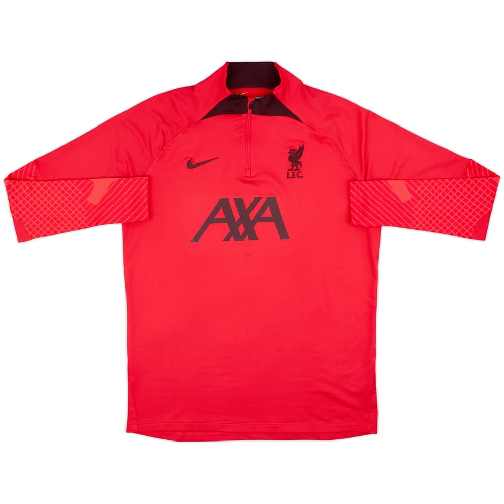 2022-23 Liverpool Nike 1/4 Zip Training Top - 8/10 - (L)