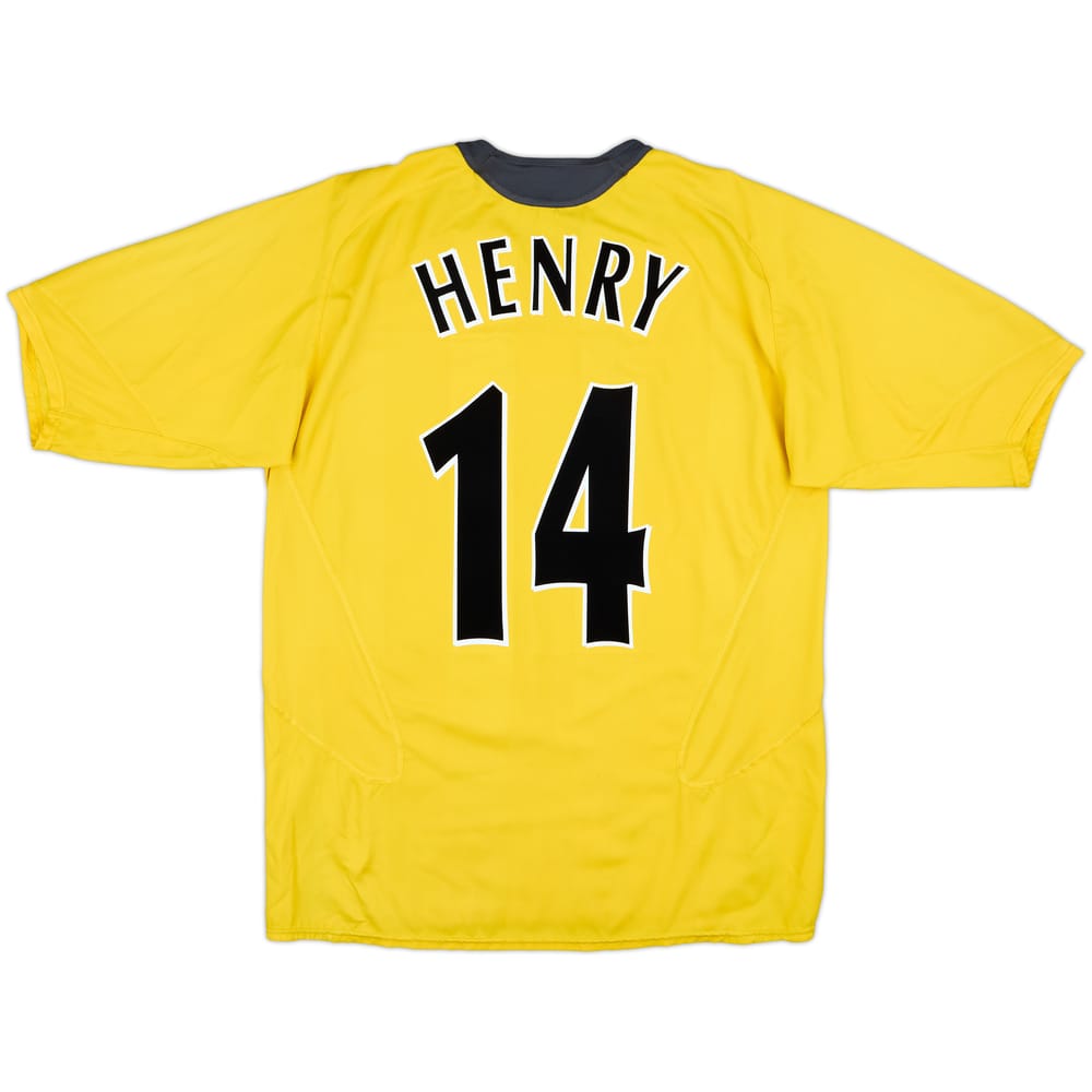 2005-06 Arsenal Away Shirt Henry #14 - 8/10 - (L)