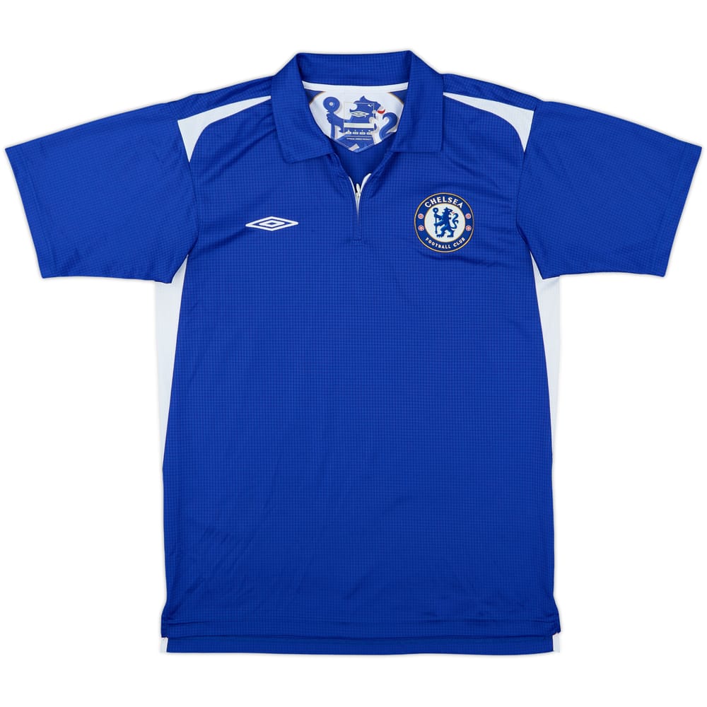 2005-06 Chelsea Umbro 1/4 Zip Polo Shirt - 8/10 - (S)