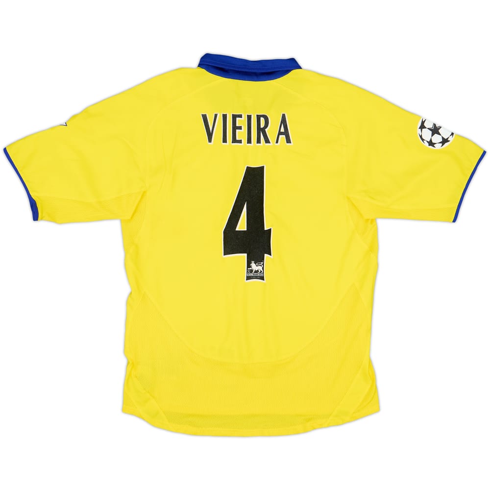 2003-05 Arsenal Away Shirt Vieira #4 - 9/10 - (S)