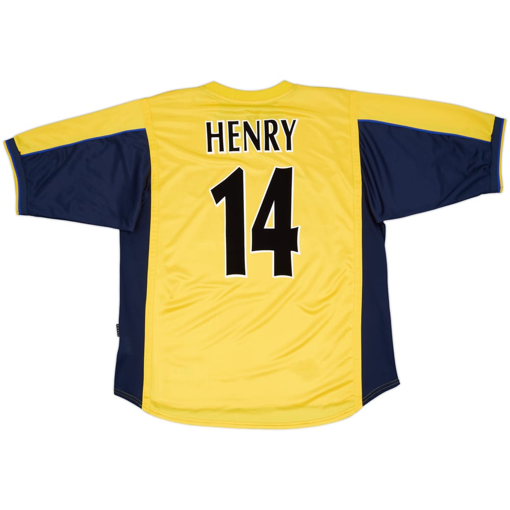 1999-01 Arsenal Away Shirt Henry #14 - 8/10 - (XL)