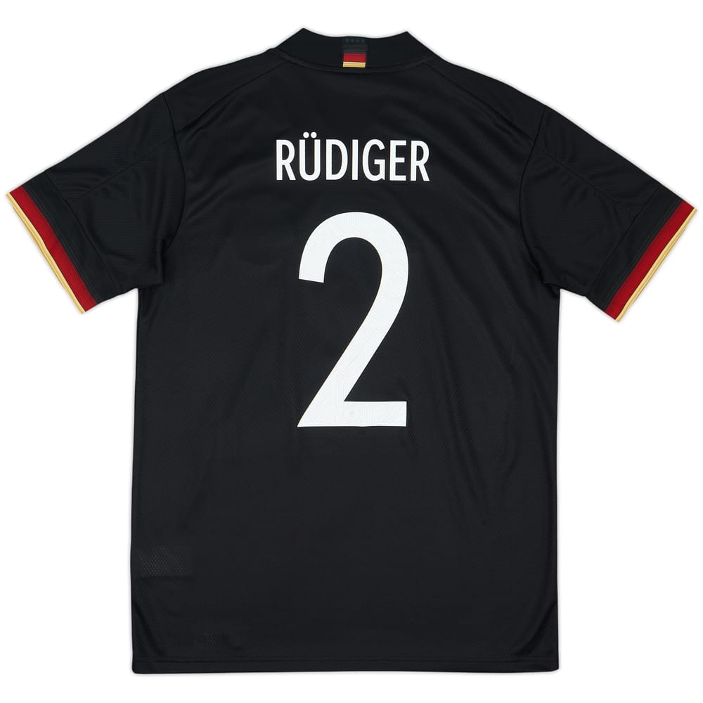 Camiseta de visitante de Alemania 2020-21 Rudiger #2 - 9/10 - (M)
