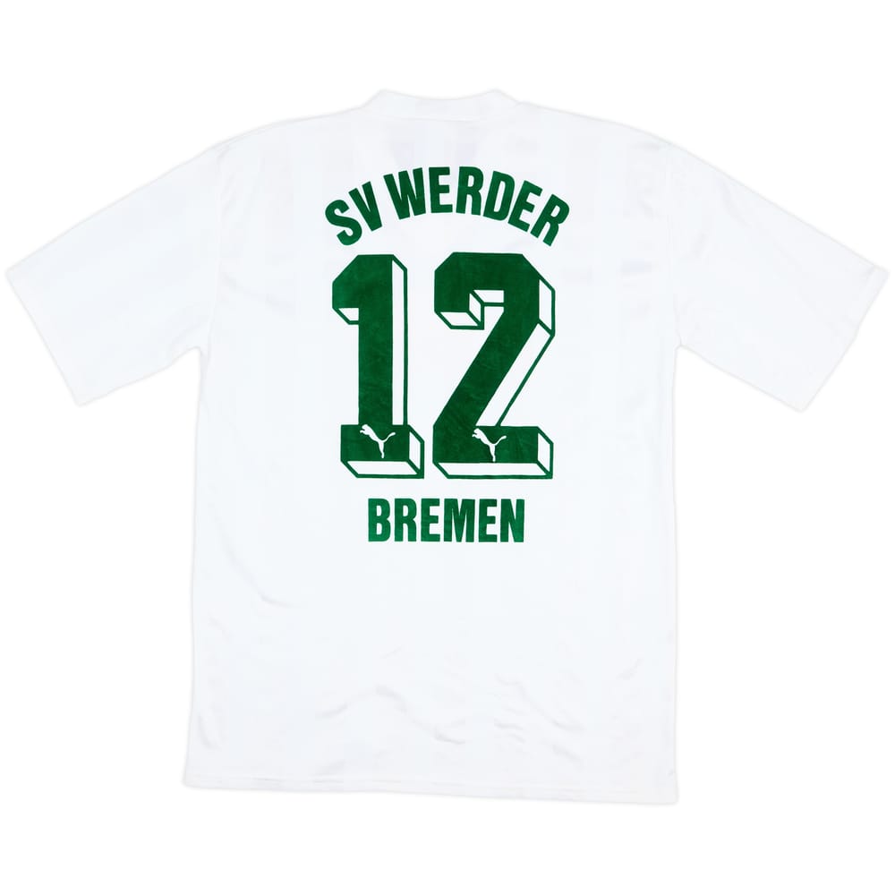 1992-93 Werder Bremen Match Issue Home Shirt #12