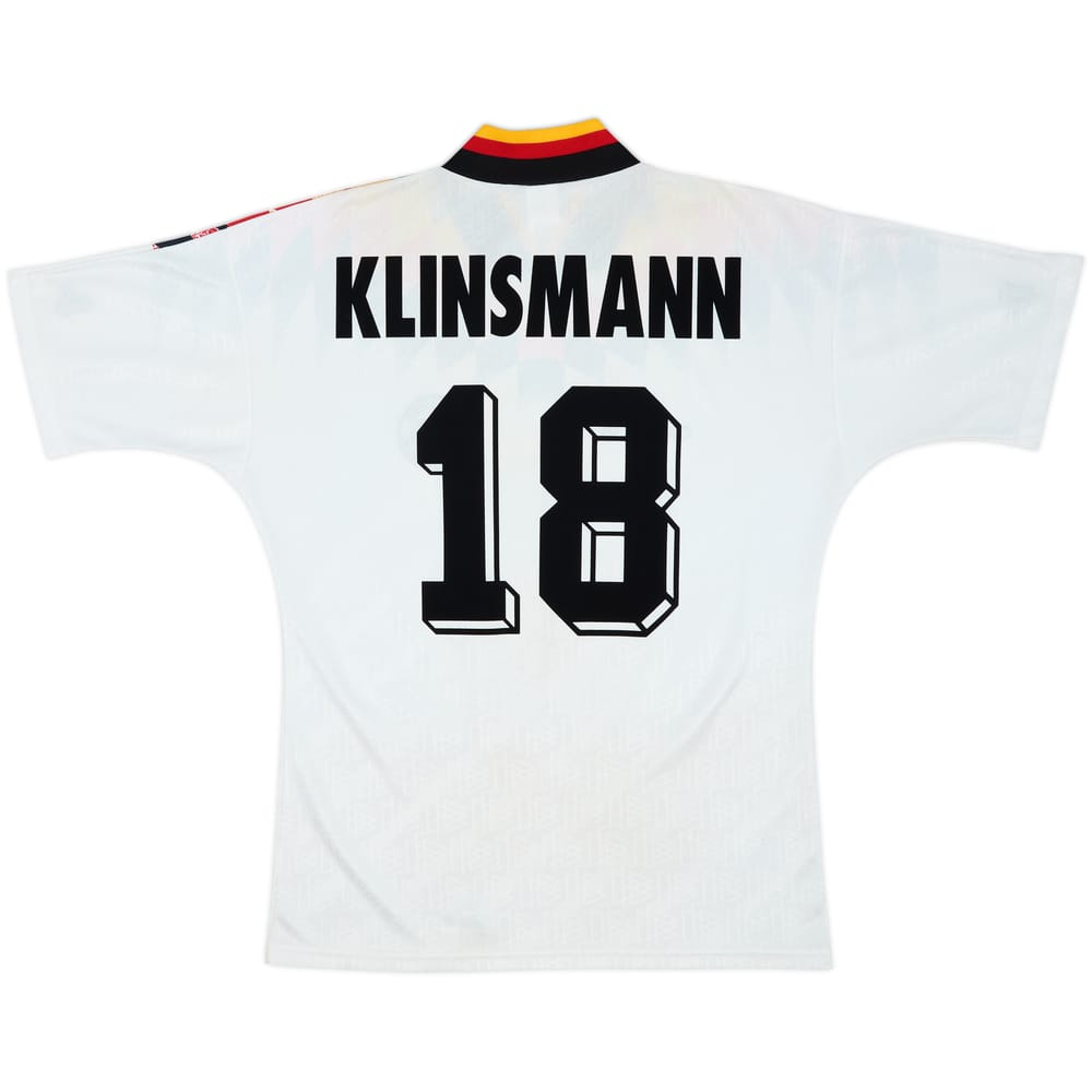 1994-96 Germany Home Shirt Klinsmann #18 - 6/10 - (M)