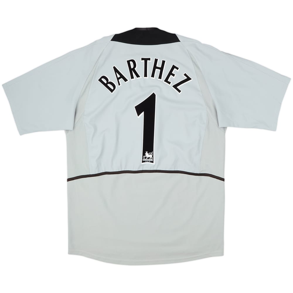 2002-04 Manchester United GK S/S Shirt Barthez #1 - 8/10 - (XL)