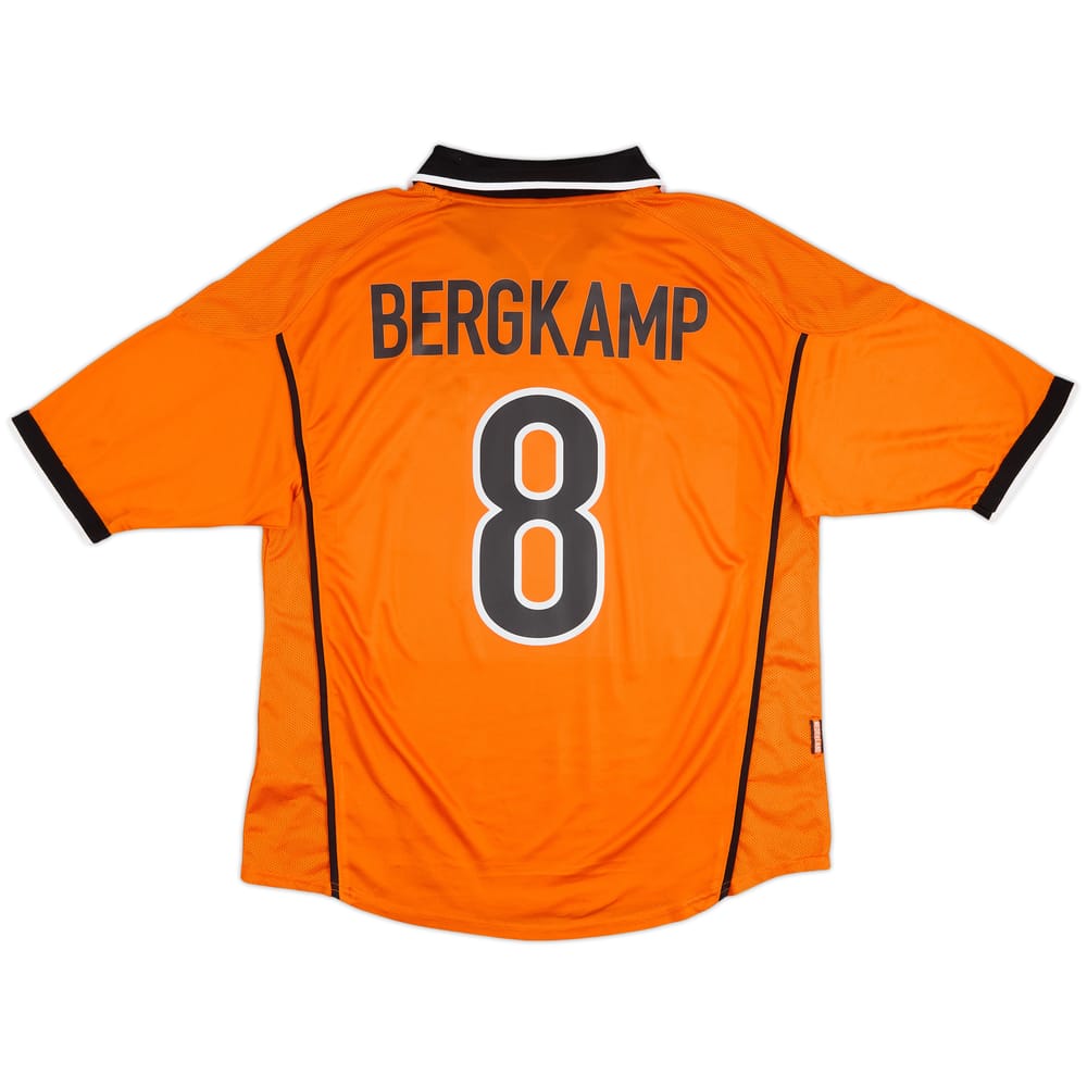 1998-00 Netherlands Home Shirt Bergkamp #8 - 8/10 - (XL)
