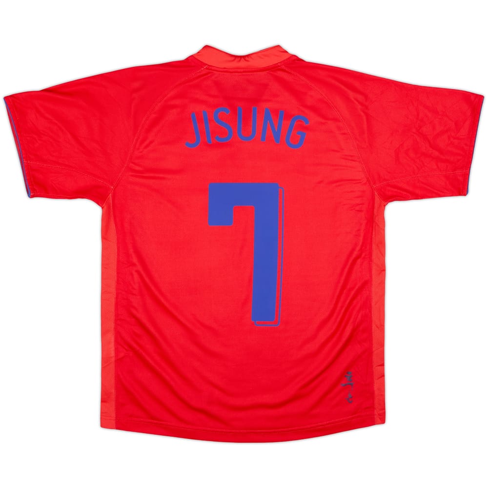 2006-08 South Korea Home Shirt Ji Sung #7 - 8/10 - (S)