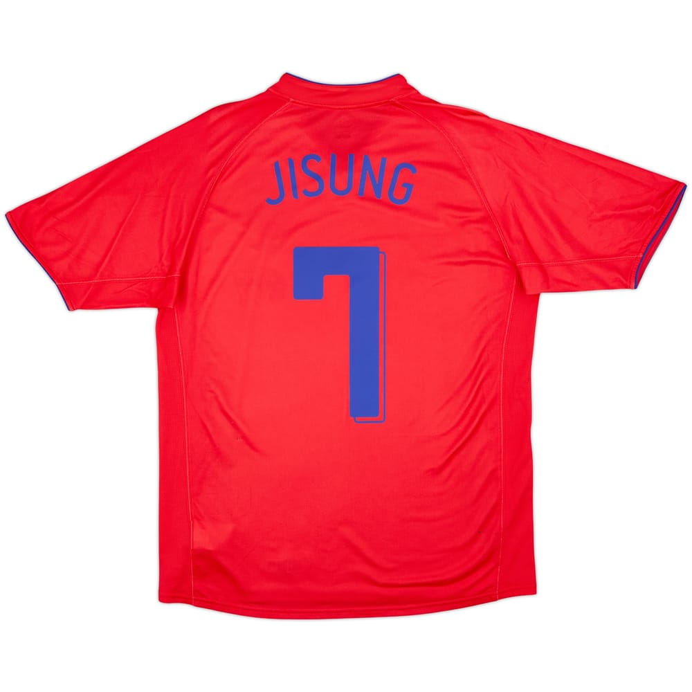 2006-08 South Korea Home Shirt Ji Sung #7 - 8/10 - (L)