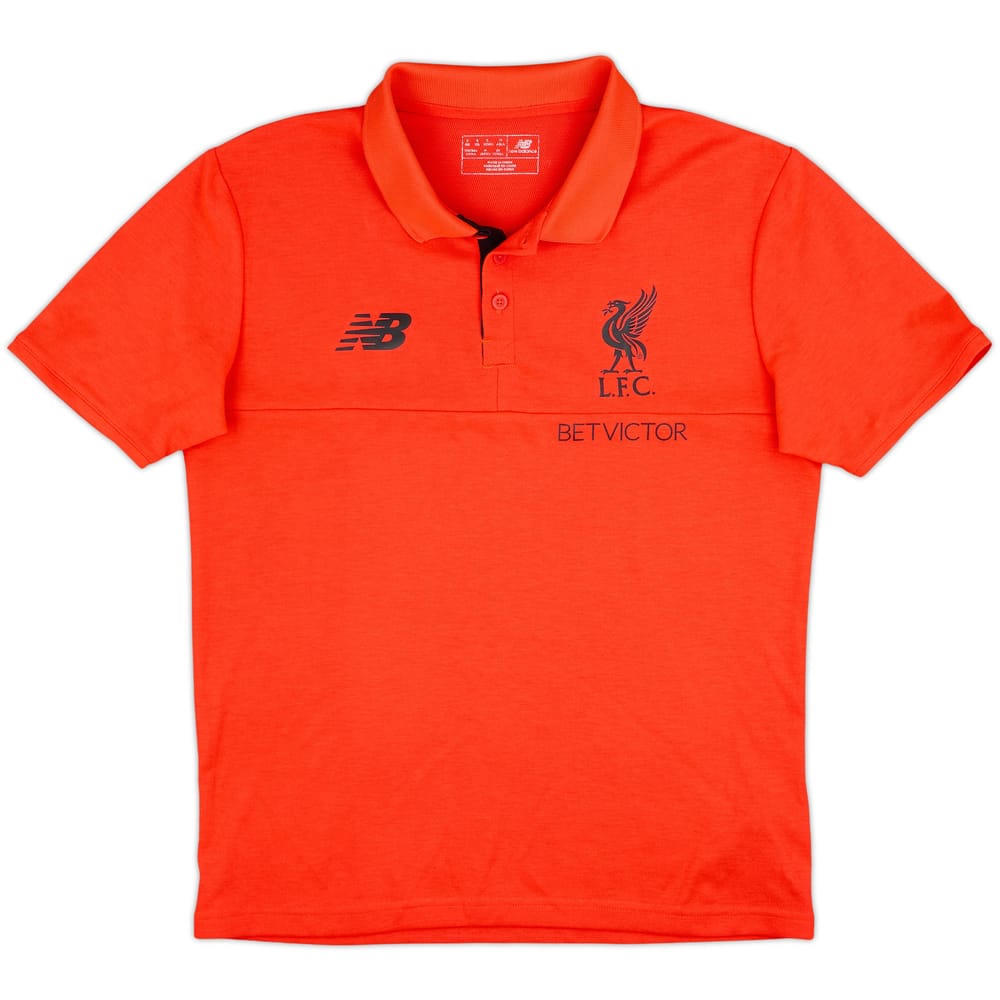 2016-17 Liverpool New Balance Polo Shirt - 7/10 - (S)