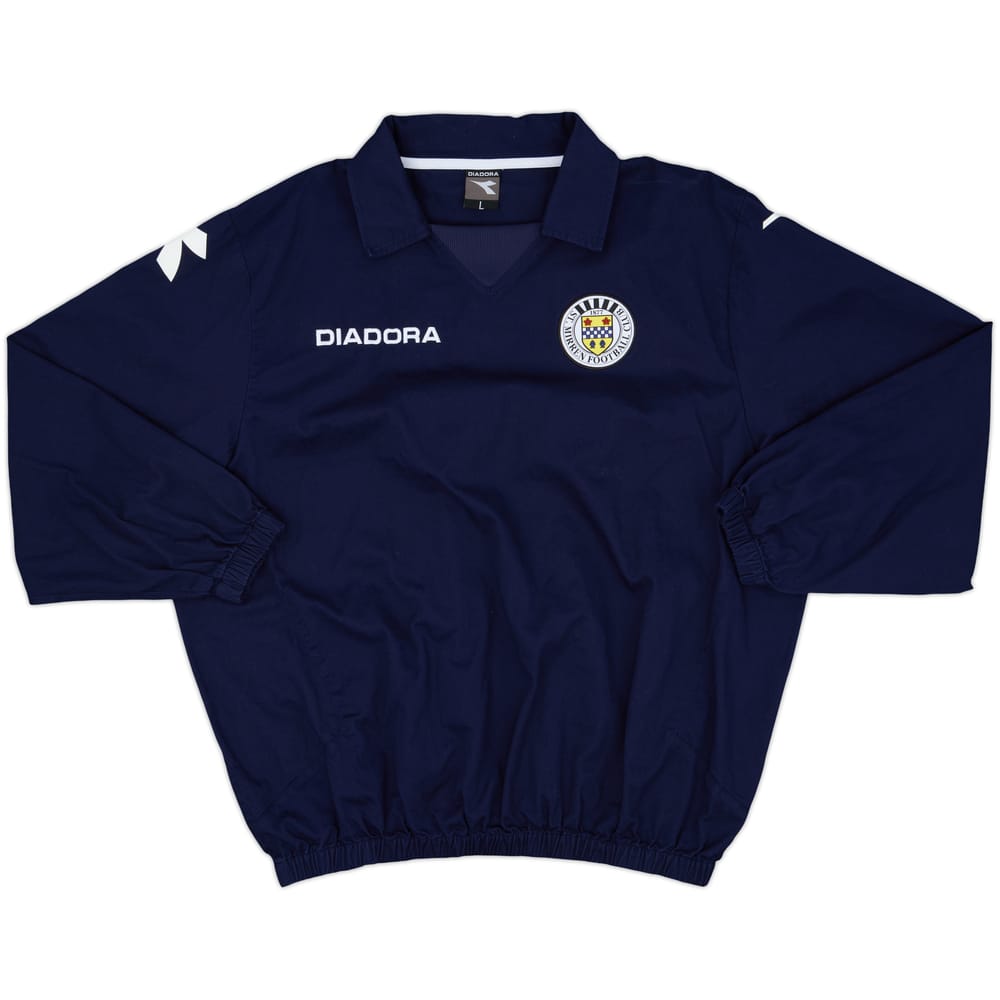 2012-13 St Mirren Diadora Drill Top - 8/10 - (L)