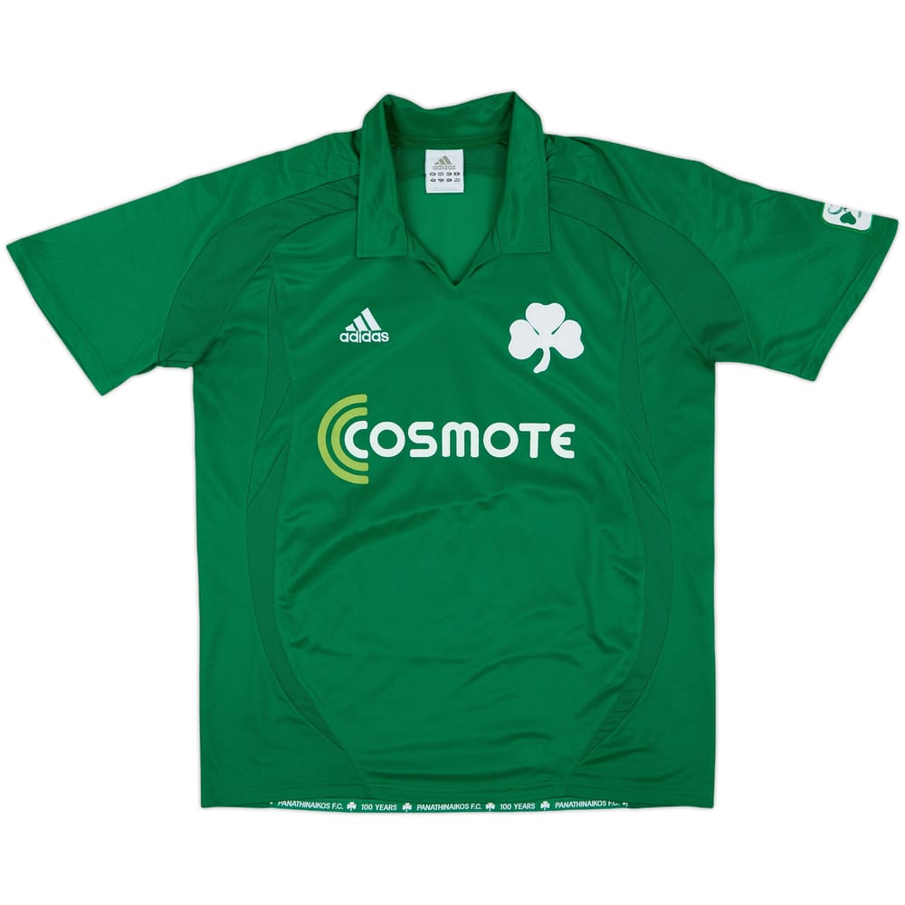2008-09 Panathinaikos Home Shirt - 8/10 - (L)