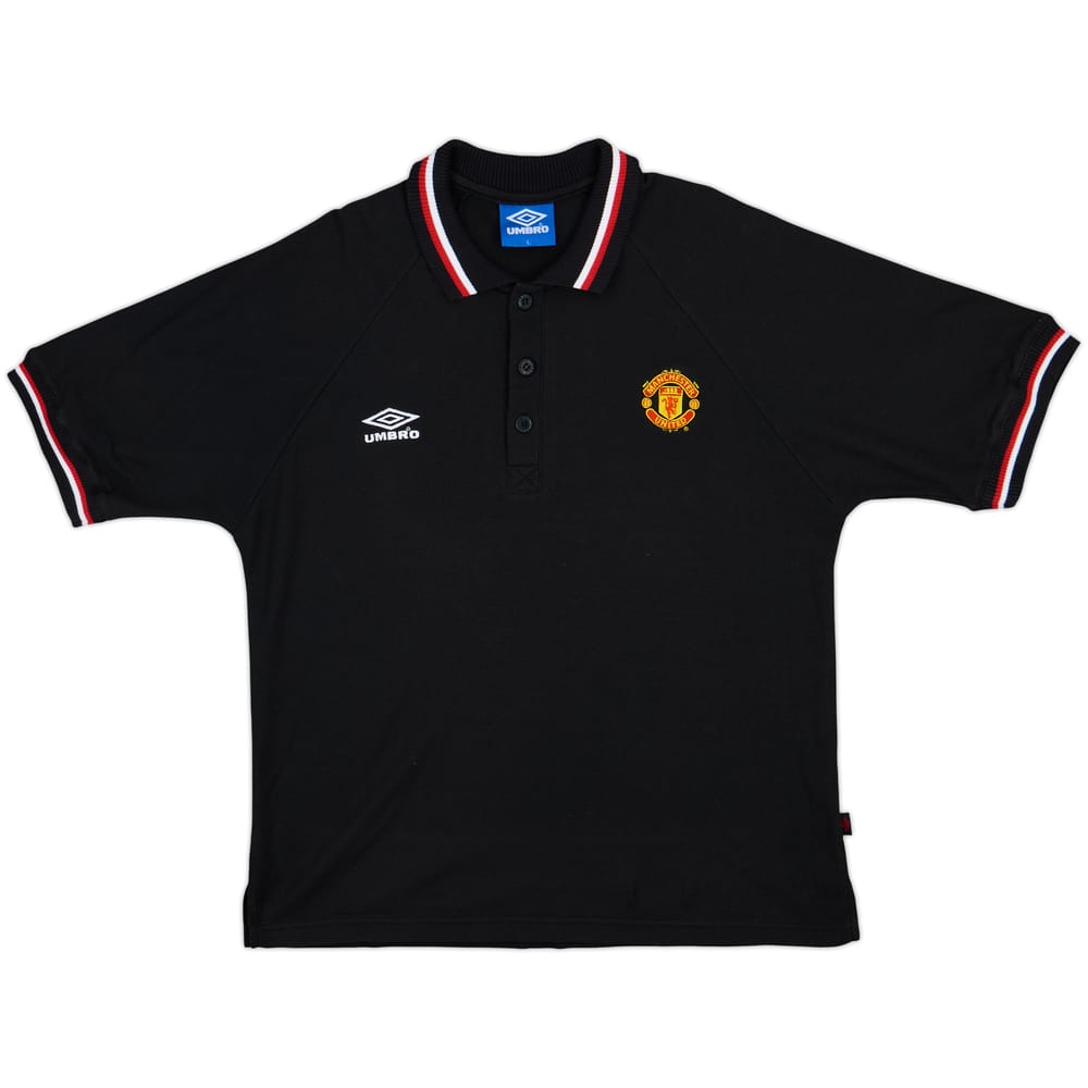 1998-00 Manchester United Umbro Polo Shirt - 8/10 - (L)