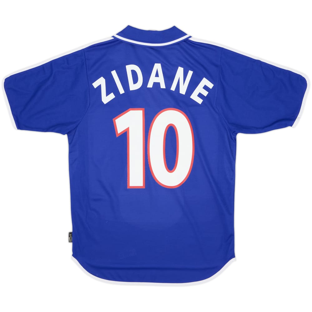 2000-02 France Home Shirt Zidane #10 (S)
