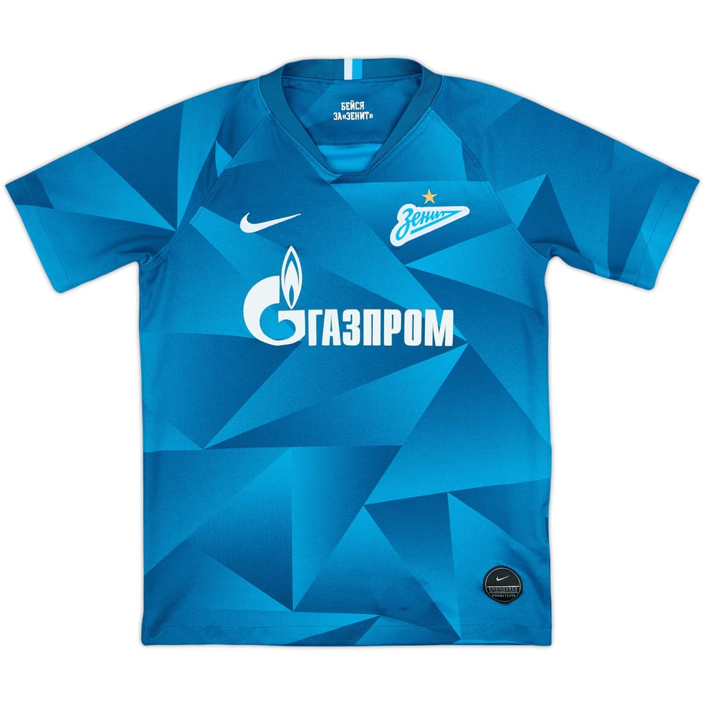 2019-20 Zenit St. Petersburg Home Shirt - 6/10 - (L.Boys)