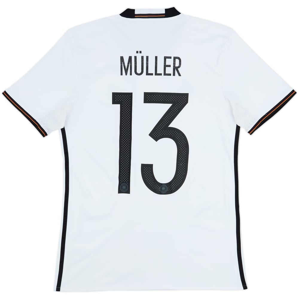 Camiseta de local de Alemania 2015-16 Muller #13 - 6/10 - (S)