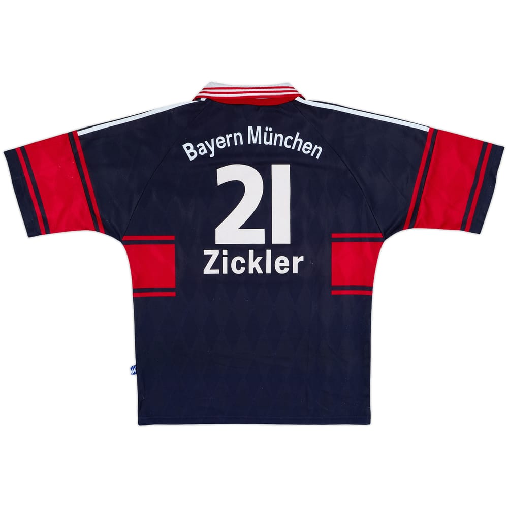 1997-99 Bayern Munich Home Shirt Zickler #21 - 8/10 - (M)