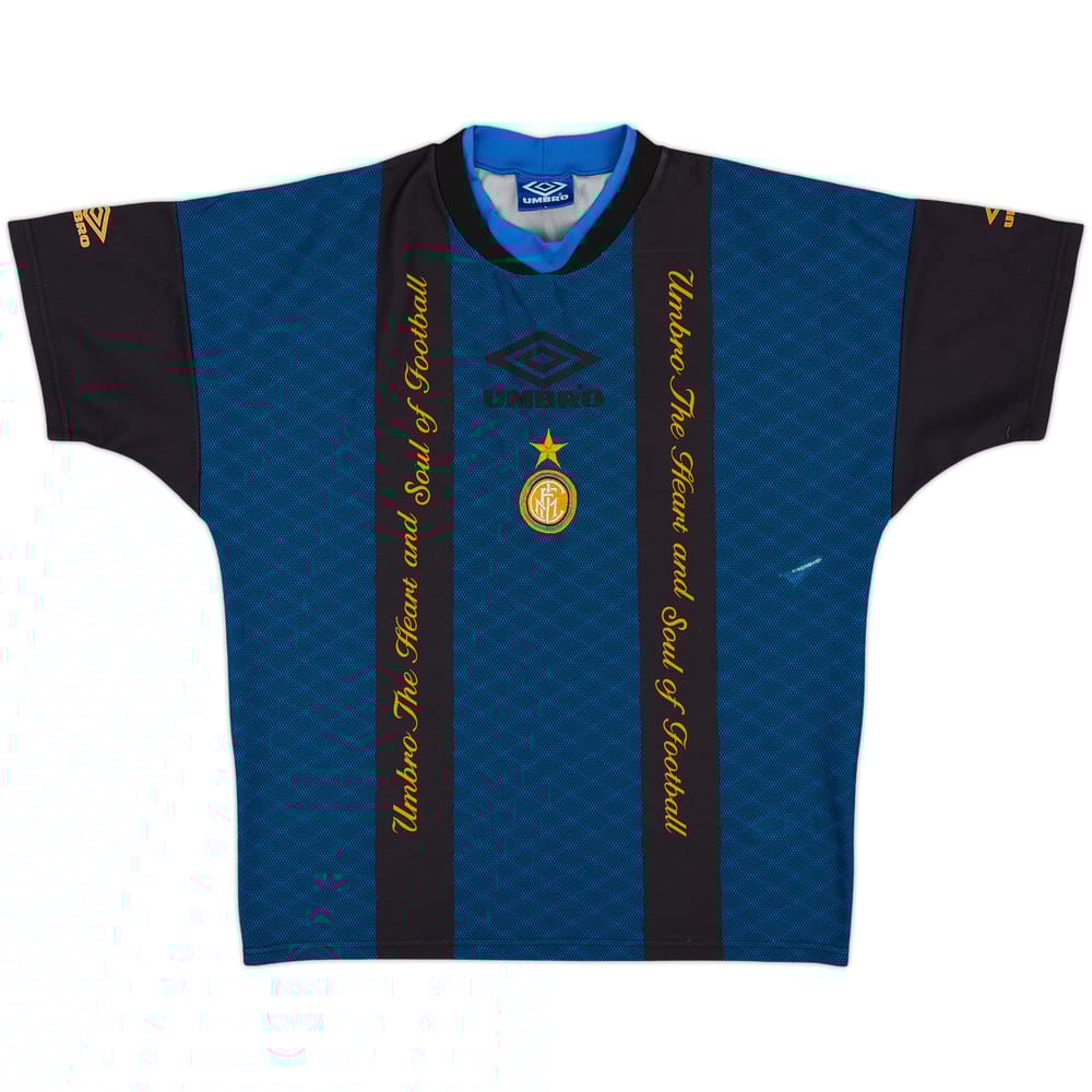 1995-96 Inter Milan Umbro Training Shirt - 5/10 - (L)