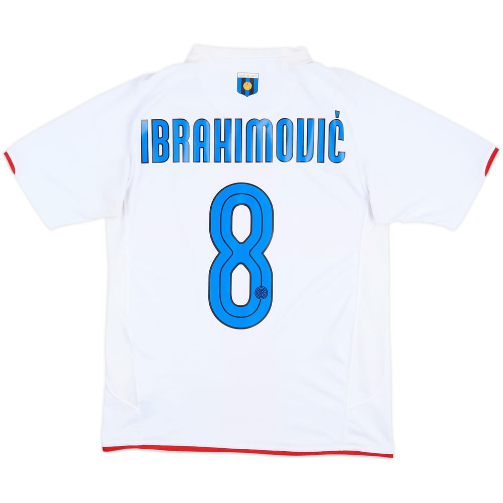 2007-08 Inter Milan Centenary Away Shirt Ibrahimovic #8 - 6/10 - (S)
