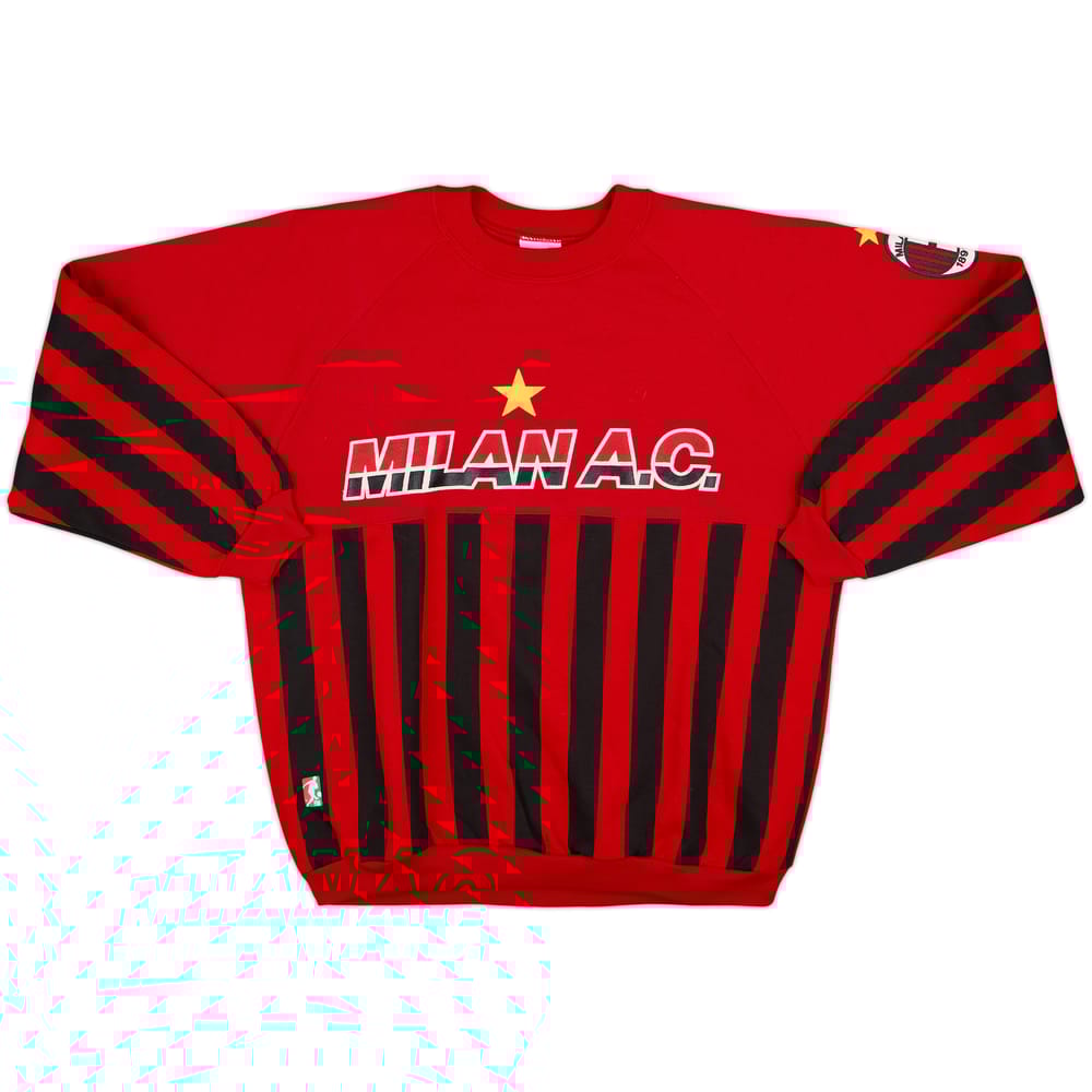 1990-91 AC Milan Le Felpe Dei Grandi Sweat Top - 9/10 - (M)