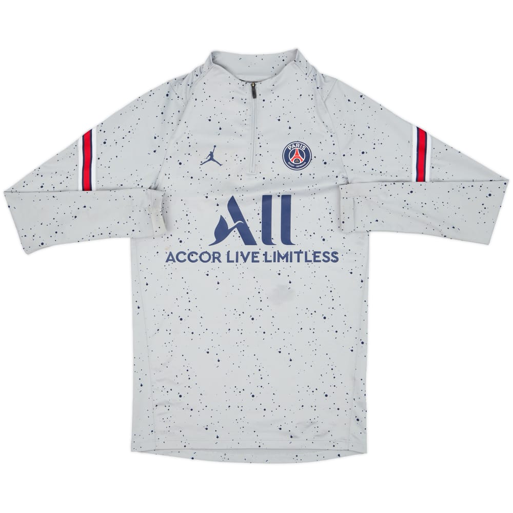 2021-22 Paris Saint-Germain Nike 1/4 Zip Training Top - 7/10 - (XS)