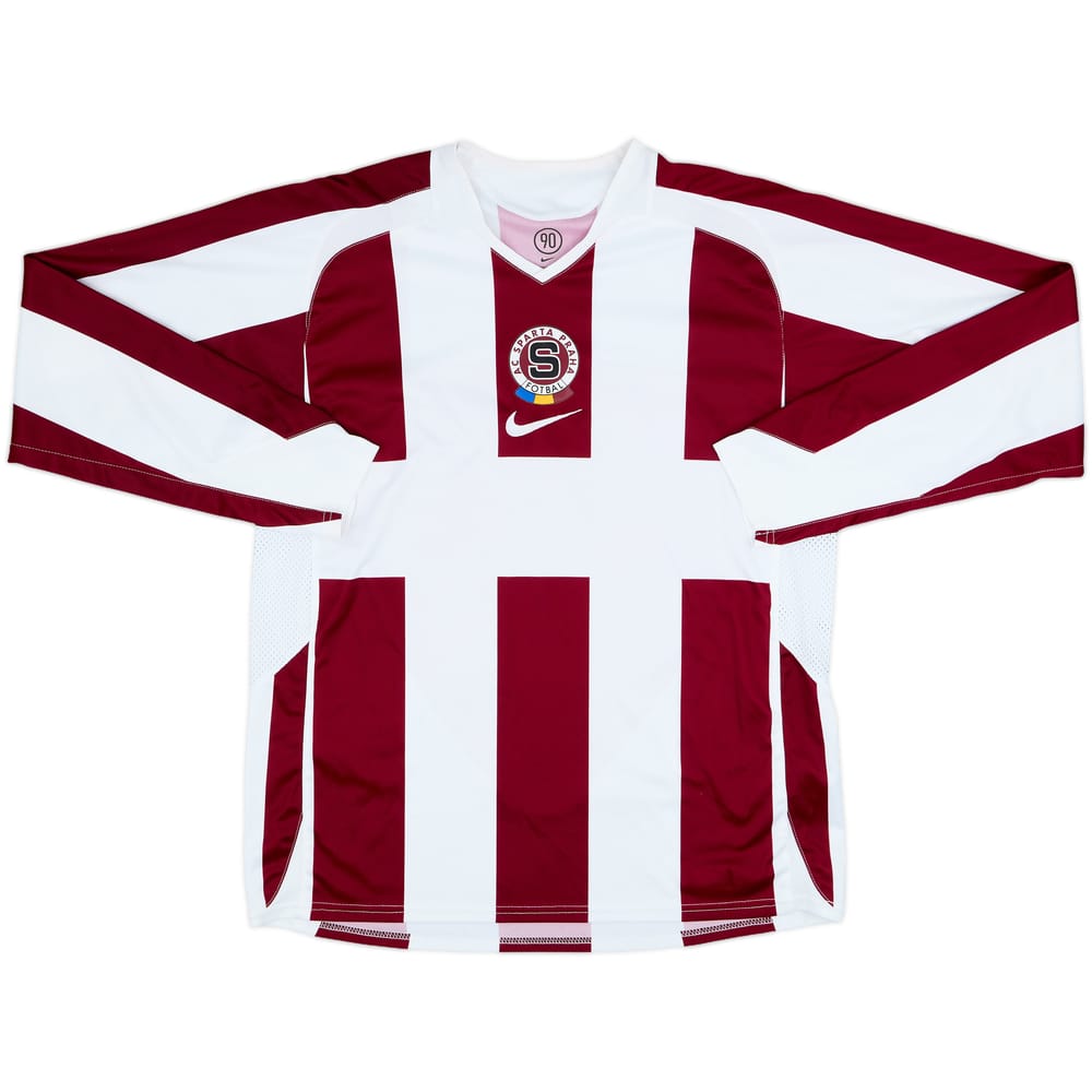 2006-07 Sparta Prague Away L/S Shirt - 8/10 - (L)