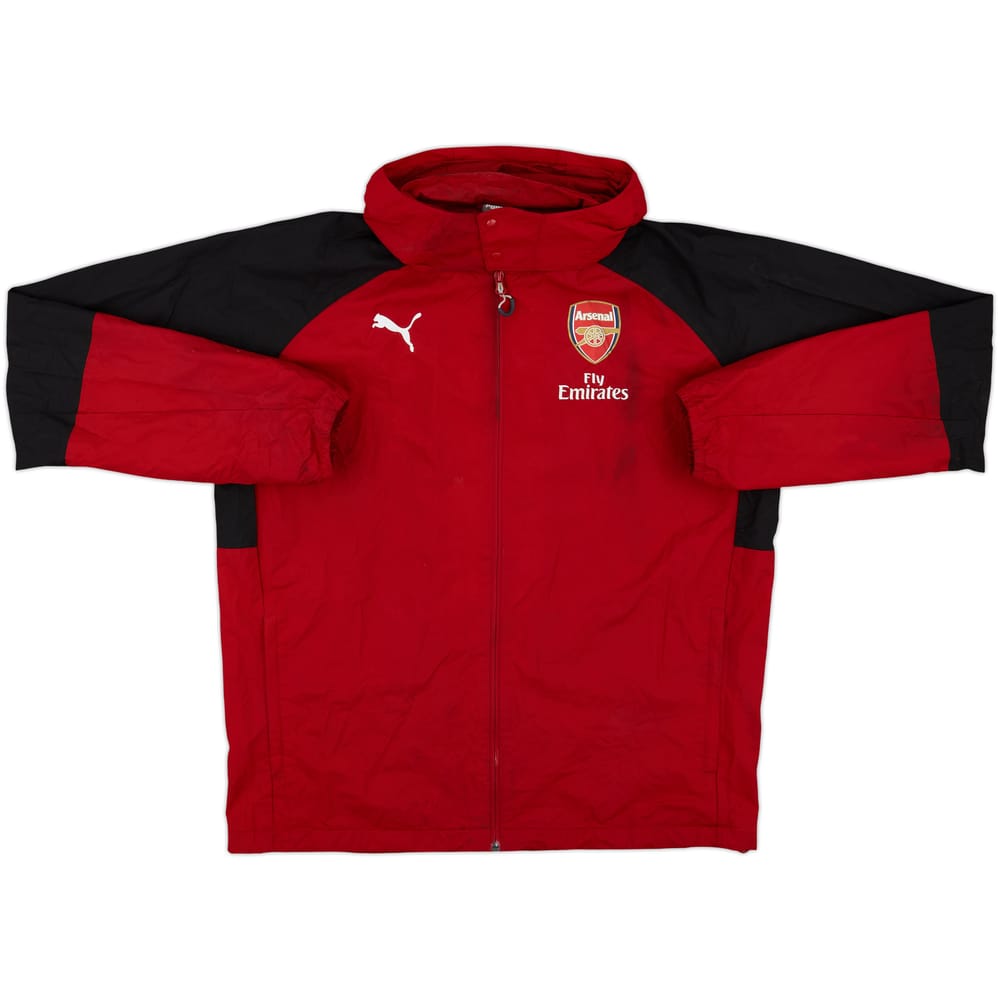 2017-18 Arsenal Puma Hooded Rain Jacket - 5/10 - (XL)