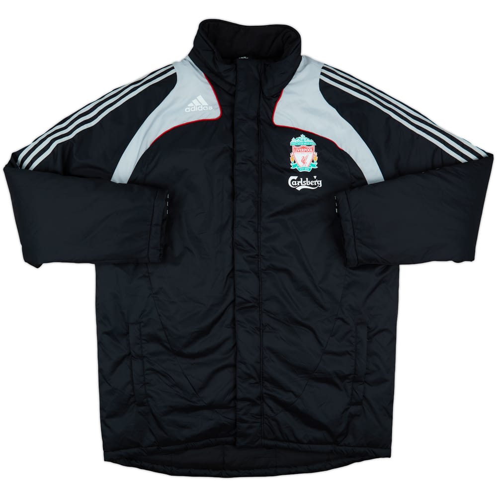2008-09 Liverpool adidas Padded Bench Coat - 8/10 - (XL)