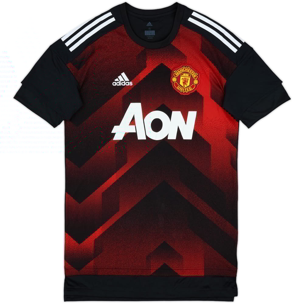 2017-18 Manchester United adidas Training Shirt - 9/10 - (S)