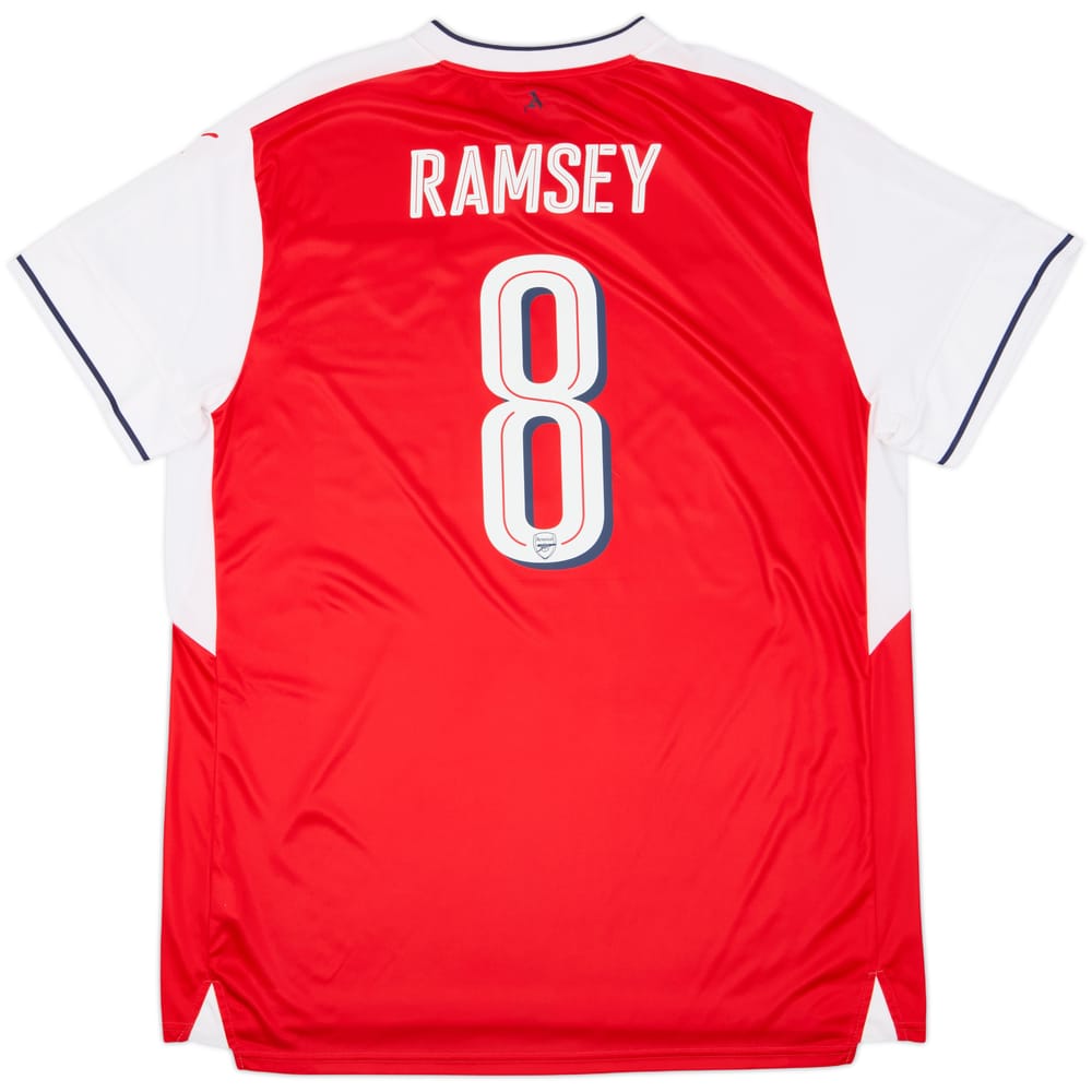 2016-17 Arsenal Home Shirt Ramsey #8 - 9/10 - (XXL)
